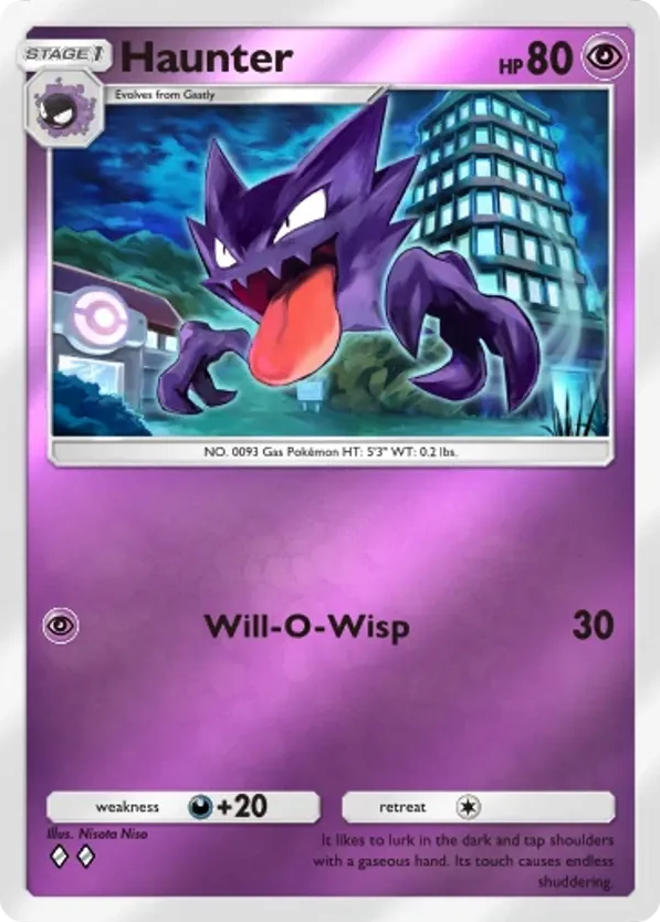 Haunter card front