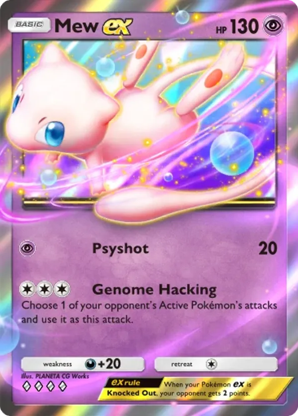 Mew ex card front