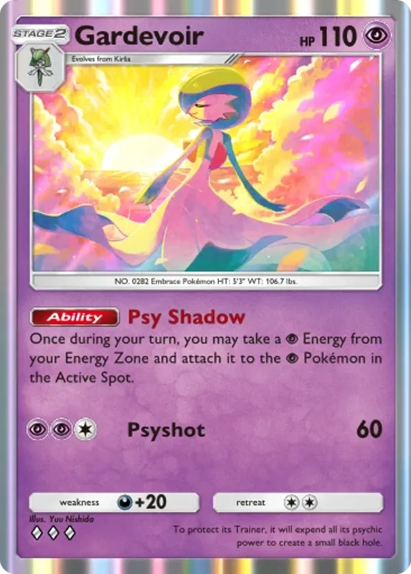 Gardevoir card front