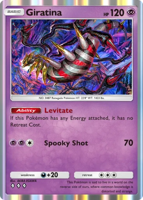 Giratina card front