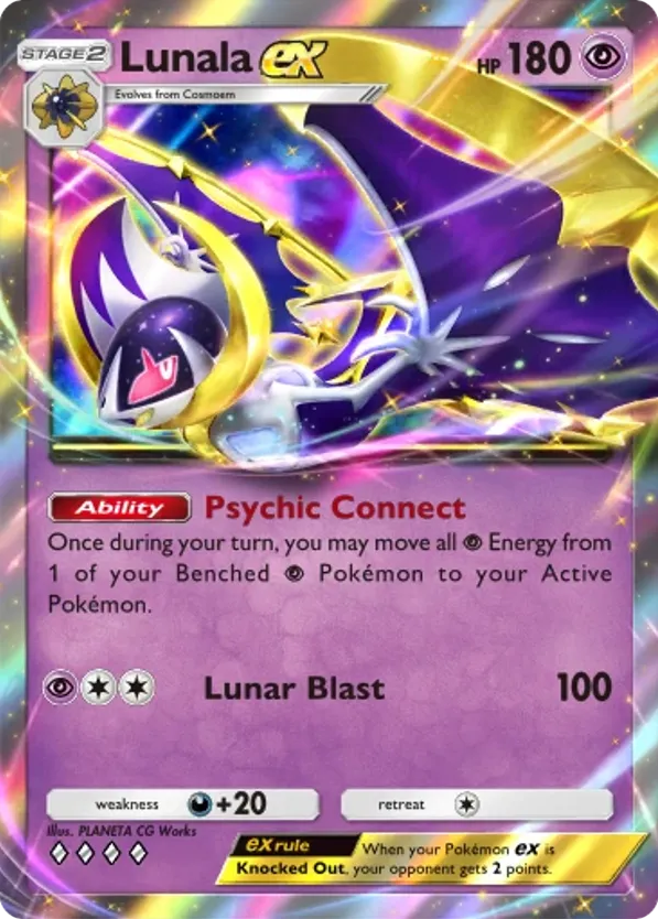 Lunala ex card front