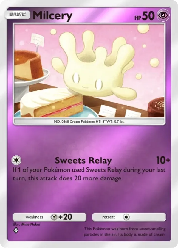 Milcery card front