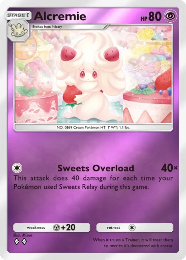 Alcremie card front