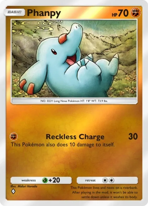 Phanpy card front