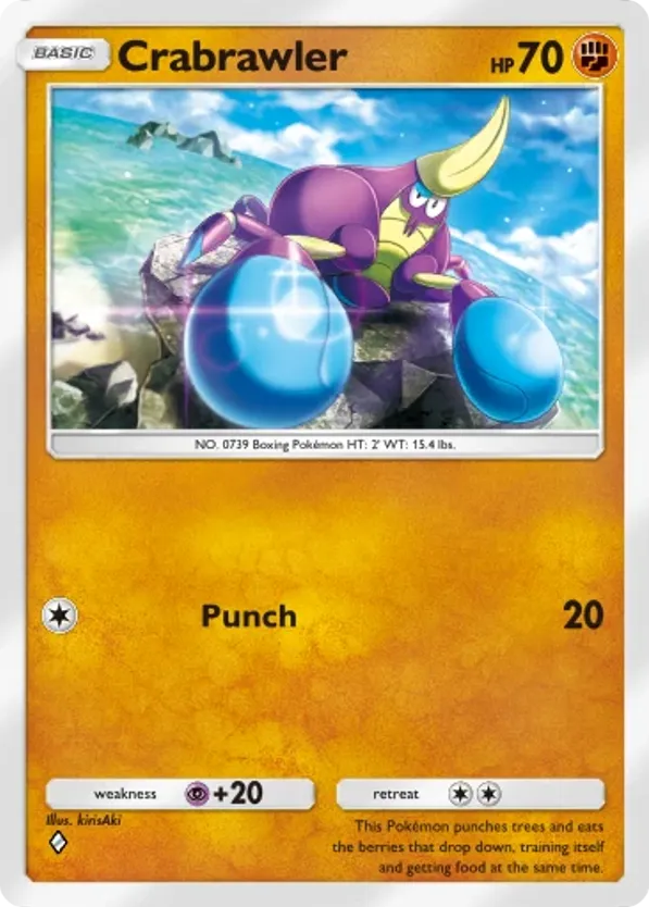 Crabrawler card front