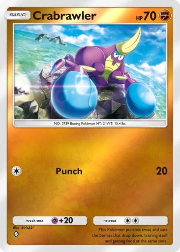 Crabrawler card front