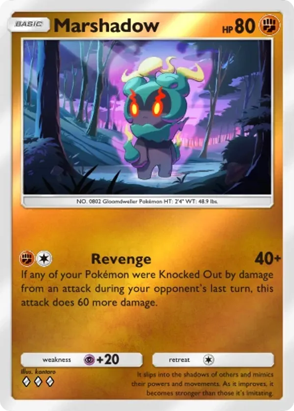 Marshadow card front