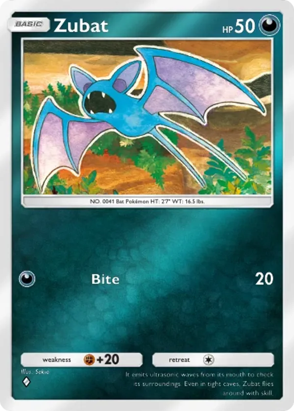 Zubat card front