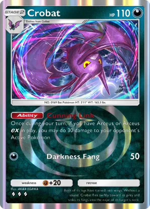 Crobat card front