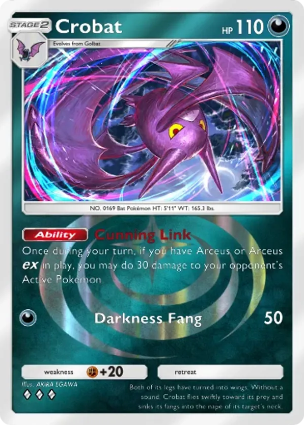 Crobat card front