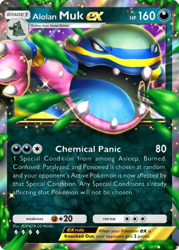 Alolan Muk ex card front