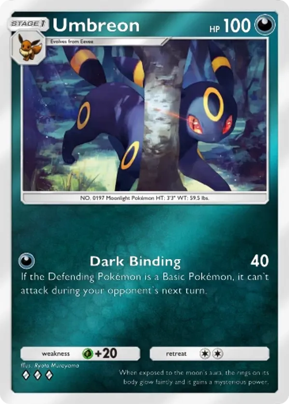Umbreon card front