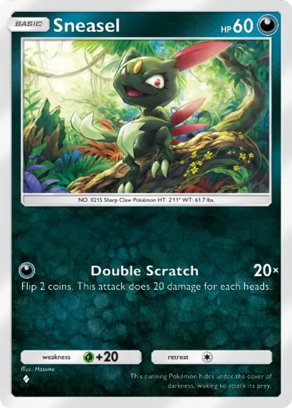 Sneasel card front
