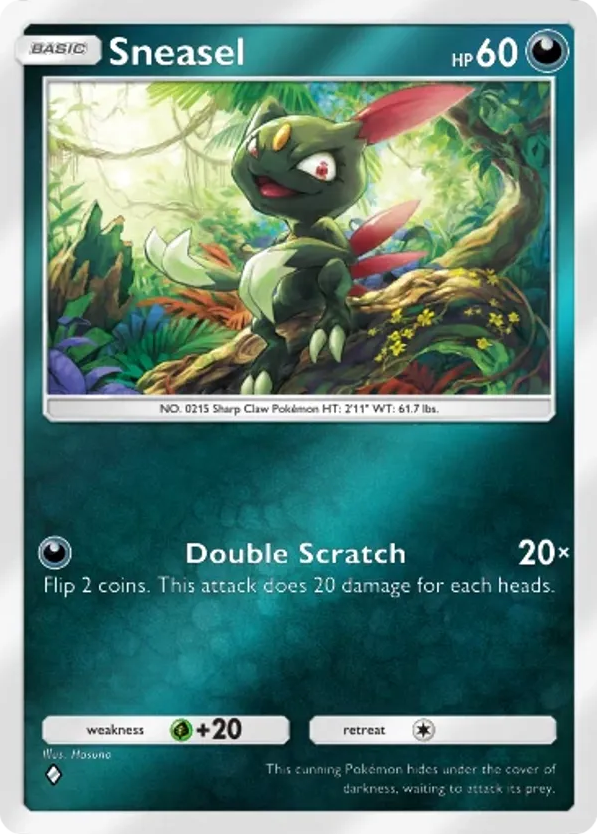 Sneasel card front
