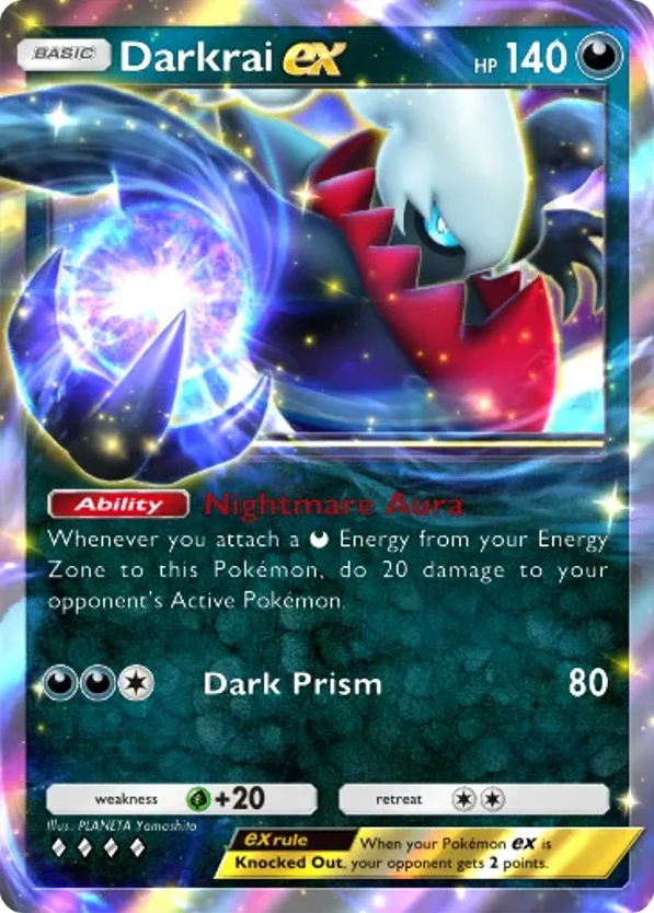 Darkrai ex card front