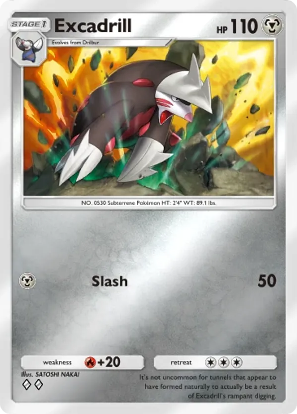 Excadrill card front