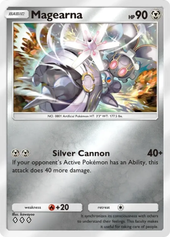 Magearna card front