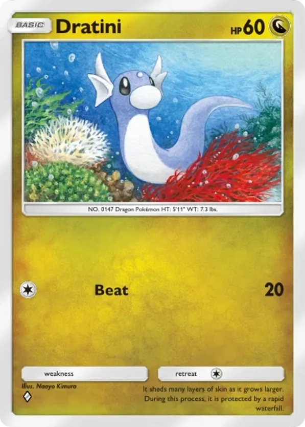Dratini card front