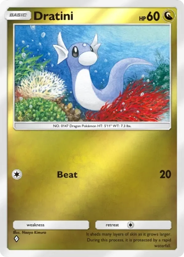 Dratini card front
