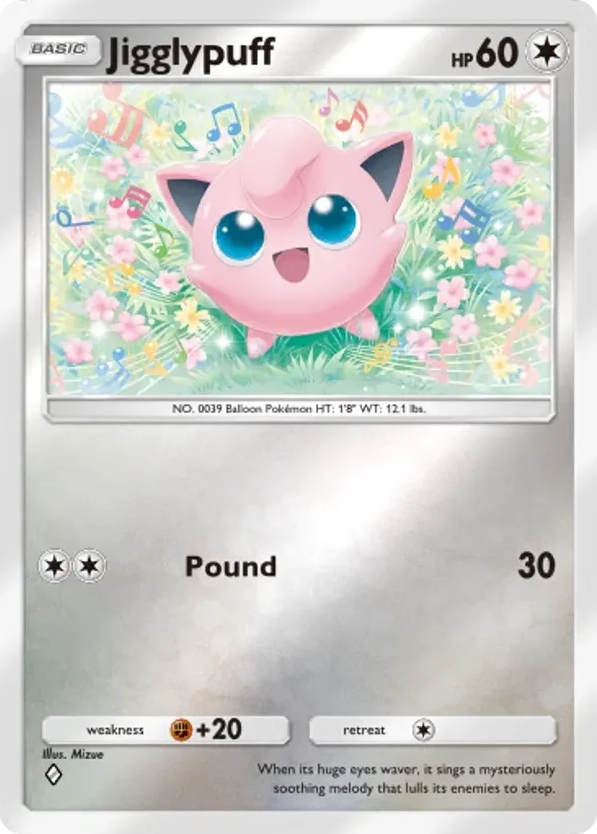 Jigglypuff card front