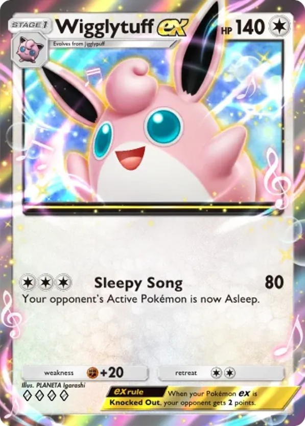 Wigglytuff ex card front