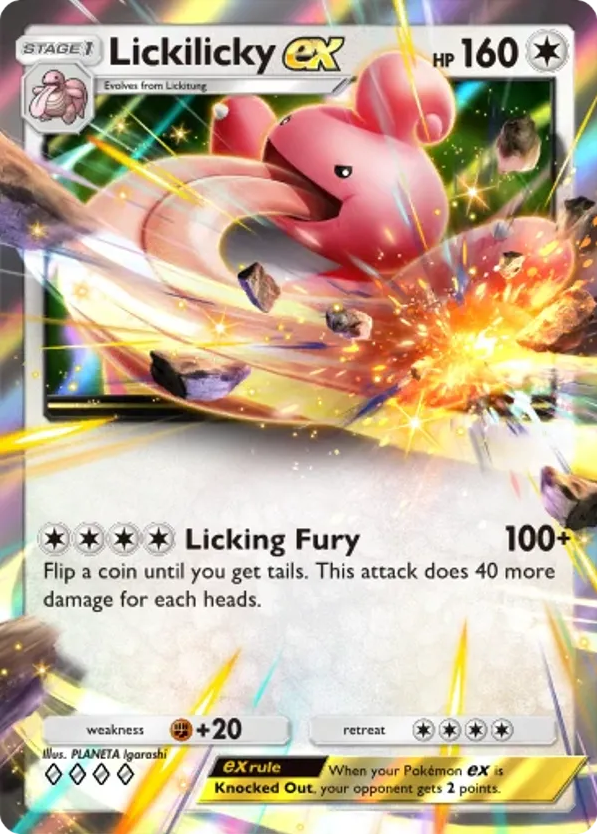 Lickilicky ex card front
