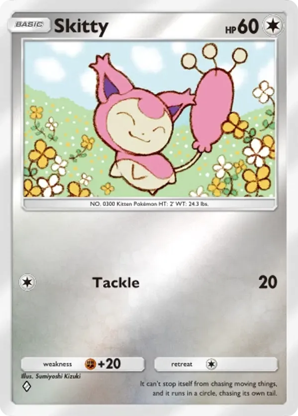 Skitty card front