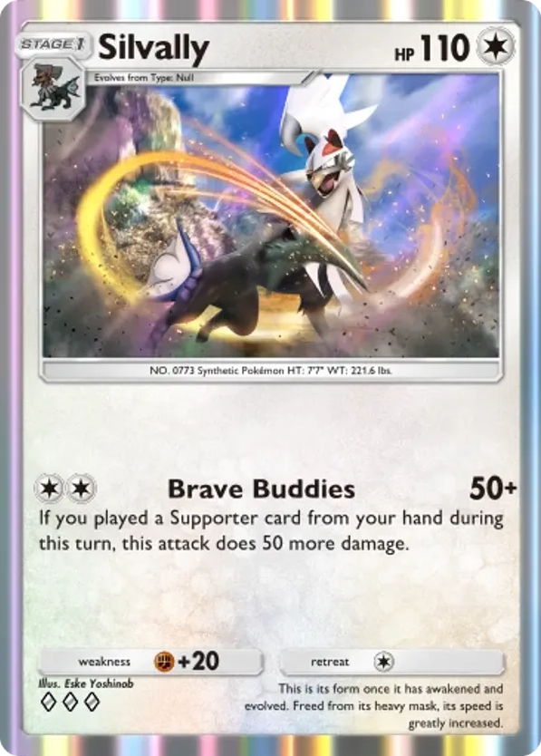 Silvally card front