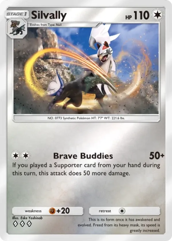 Silvally card front