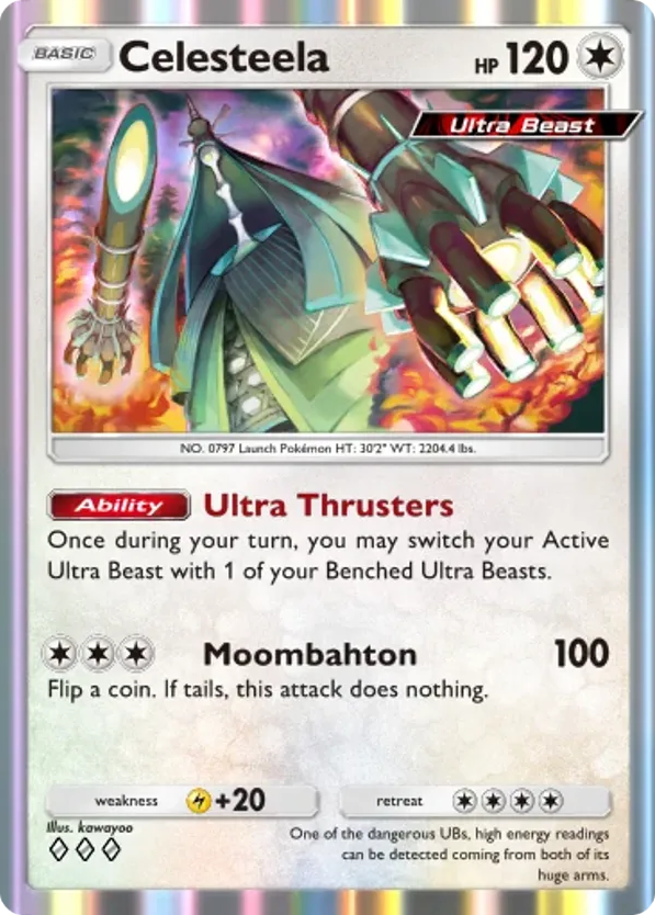 Celesteela card front