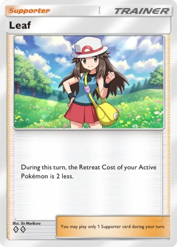 Leaf card front