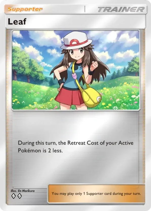 Leaf card front