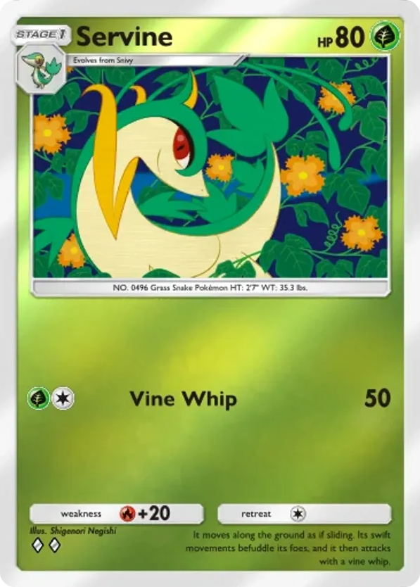 Servine card front