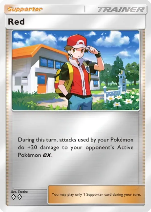 Red card front