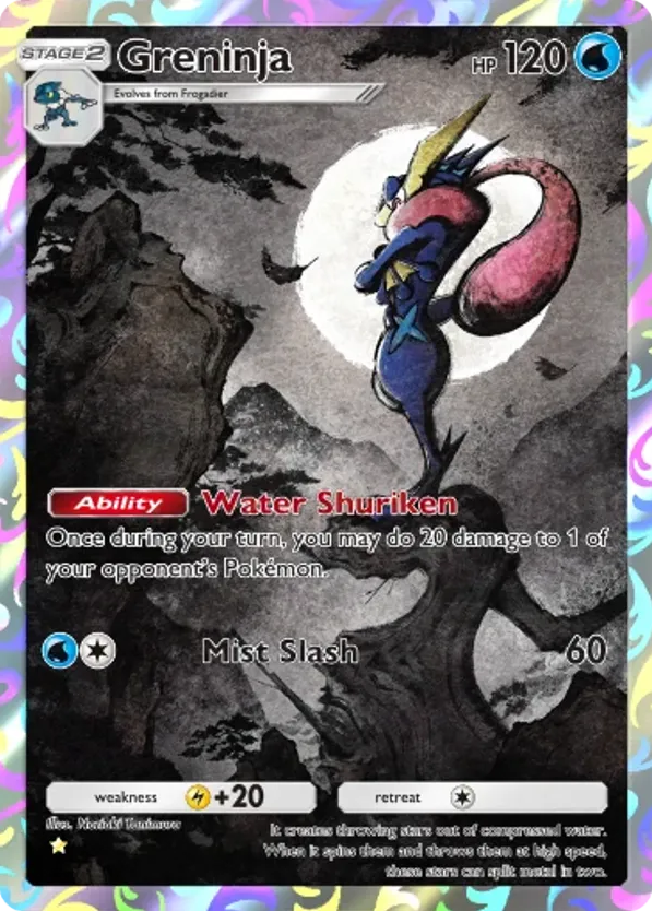 Greninja card front