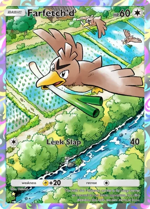 Farfetch'd card front