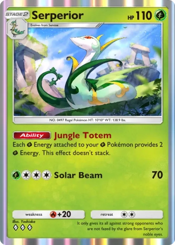 Serperior card front