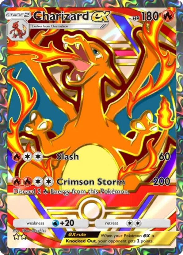 Charizard ex card front