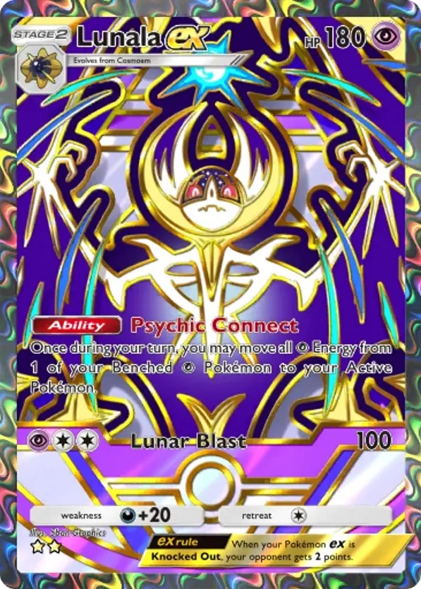 Lunala ex card front