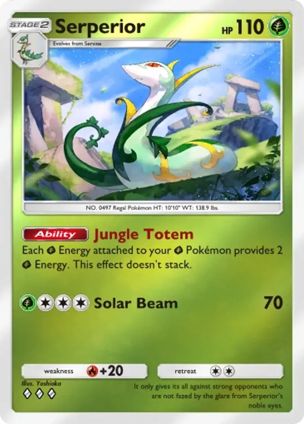 Serperior card front