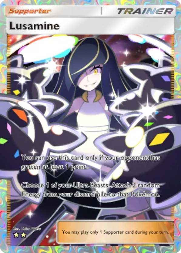 Lusamine card front