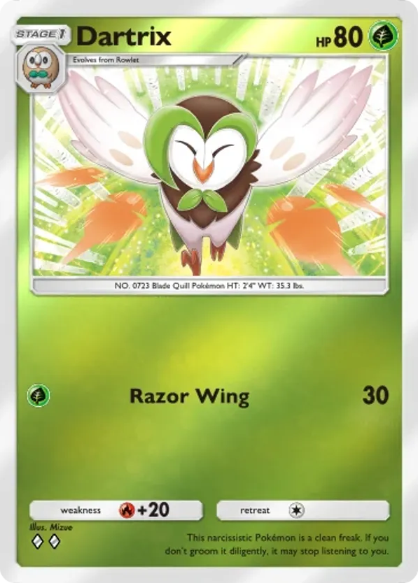Dartrix card front
