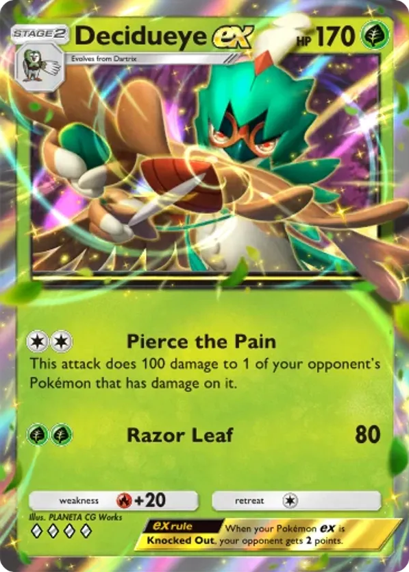 Decidueye ex card front