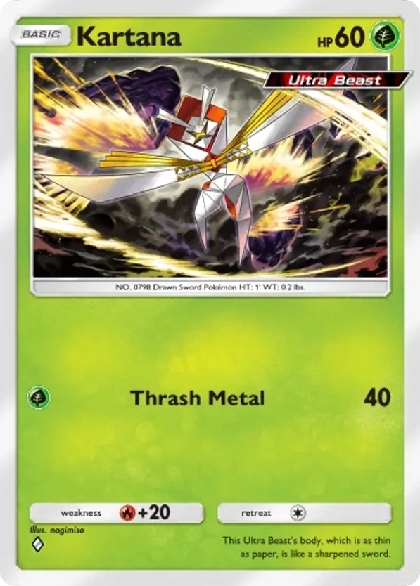 Kartana card front