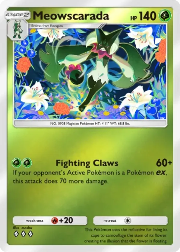 Meowscarada card front