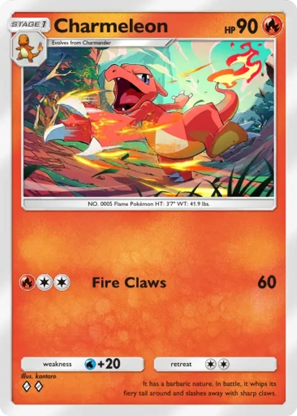 Charmeleon card front