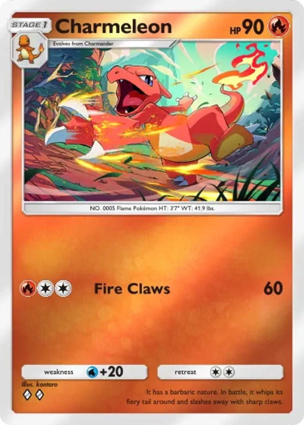 Charmeleon card front