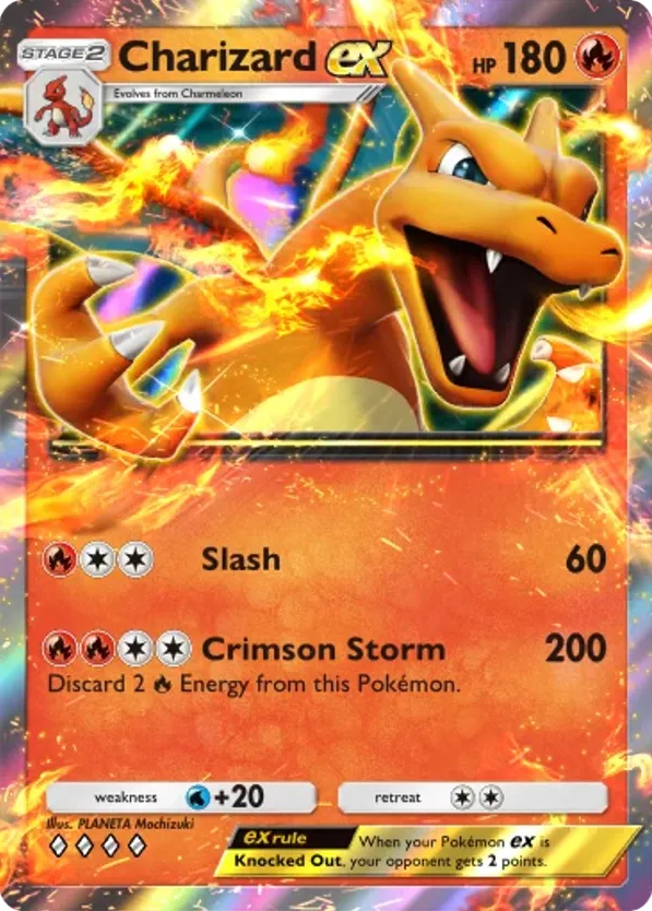 Charizard ex card front