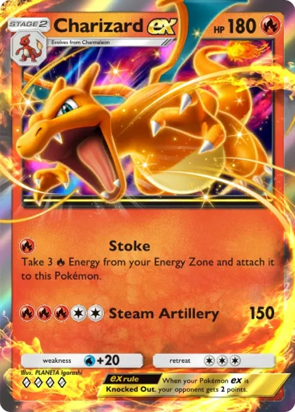 Charizard ex card front