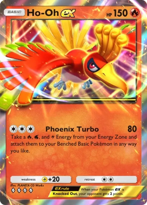 Ho-Oh ex card front